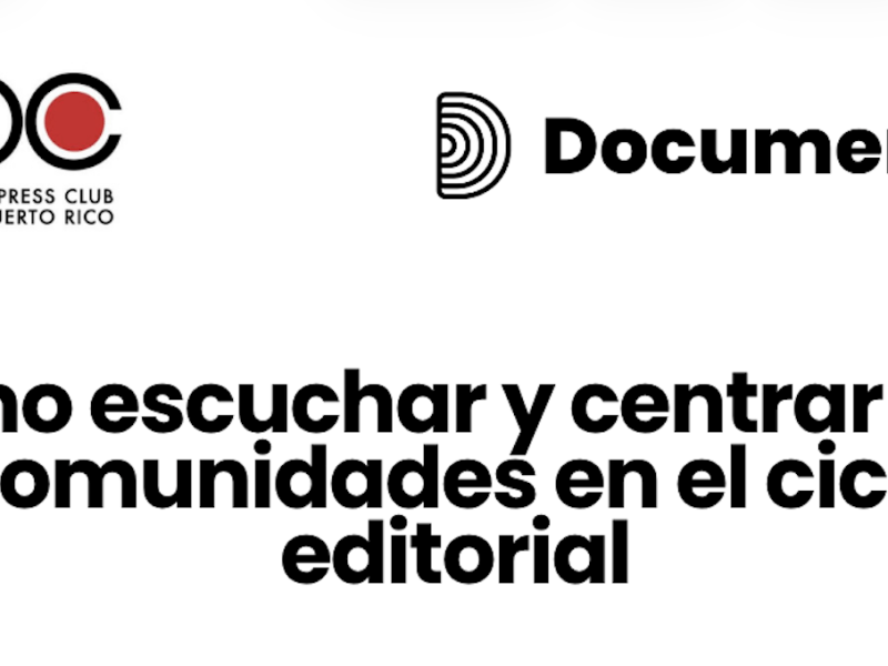 OPC y Documented ofrecerán taller gratuito sobre periodismo comunitario en Puerto Rico con oportunidad de beca